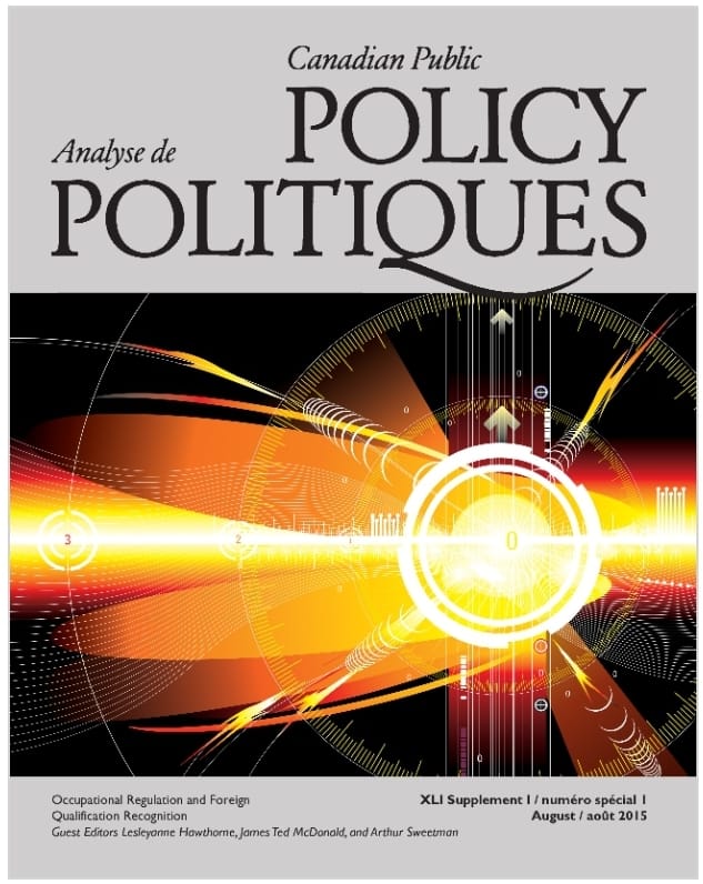 Canadian Public Policy 2015
